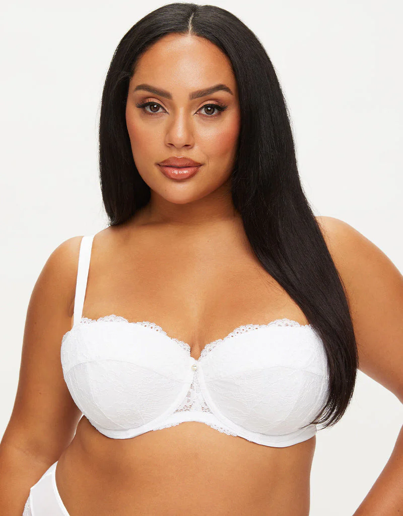 Ann Summers Sexy Lace Planet Padded Balcony Bra White - Image 3
