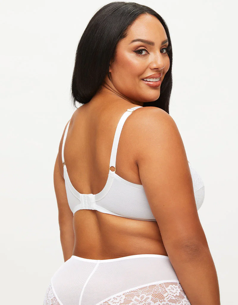 Ann Summers Sexy Lace Planet Padded Balcony Bra White - Image 6