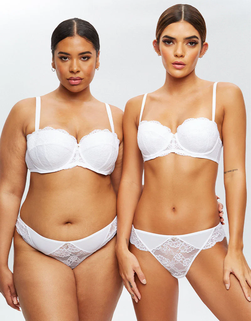 Ann Summers Sexy Lace Planet Padded Balcony Bra White - Image 8