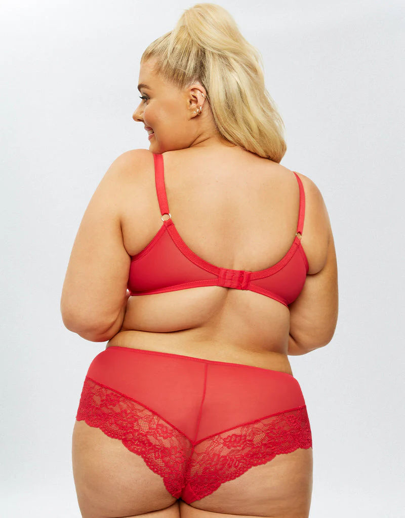 Ann Summers Sexy Lace Planet Plunge Bra Red - Image 6