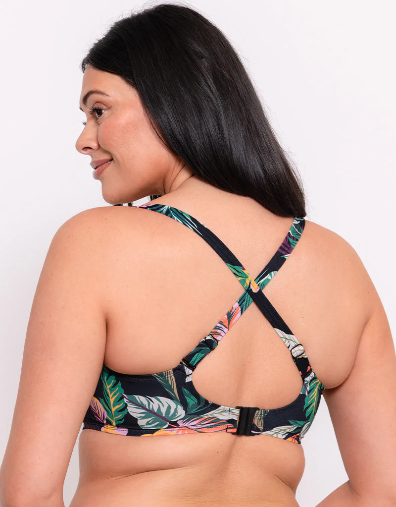 Curvy Kate Cuba Libre Padded Balcony Bikini Multiway Top Print Mix - Image 5