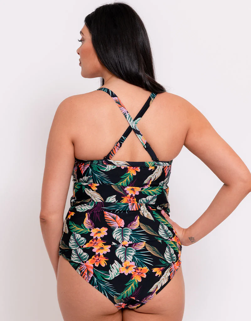 Curvy Kate Cuba Libre Plunge Tankini Multiway Top Print Mix - Image 6
