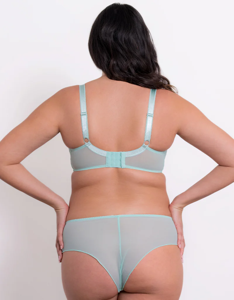 Curvy Kate Dottie Balcony Bra Mint Green - Image 6