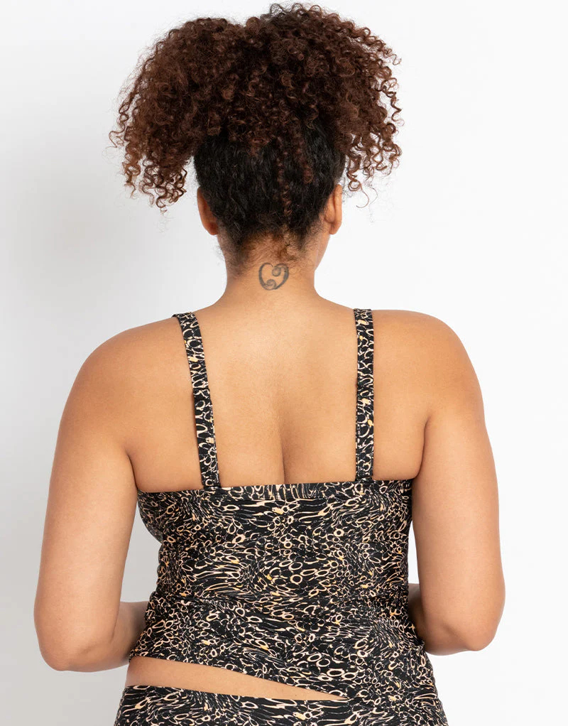 Curvy Kate Eclipso Plunge Tankini Multiway Top Print Mix - Image 5