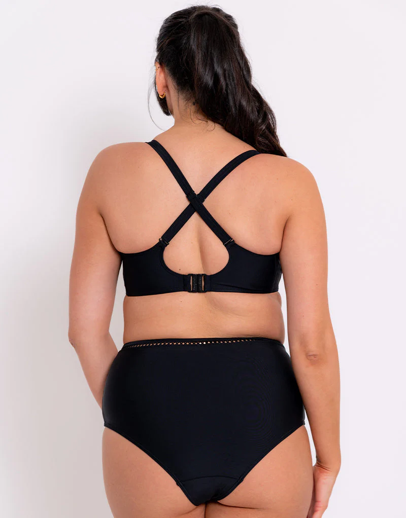 Curvy Kate First Class Multiway Balcony Bikini Top Black - Image 6