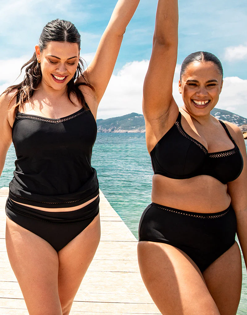 Curvy Kate First Class Multiway Balcony Bikini Top Black - Image 7