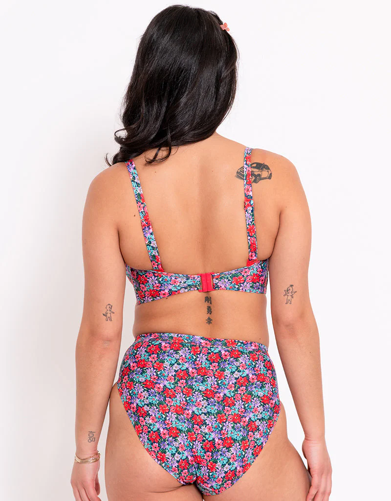 Curvy Kate Kitsch Kate Bandeau Strapless Multiway Bikini Top Floral Print - Image 6