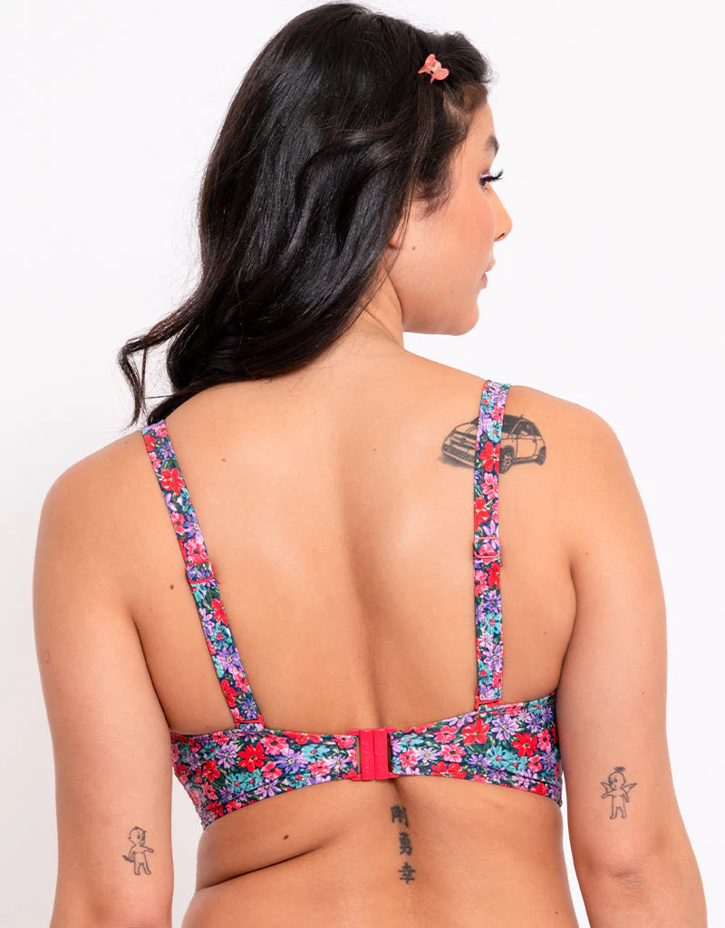 Curvy Kate Kitsch Kate Non Wired Multiway Swimsuit Floral Print - Image 5
