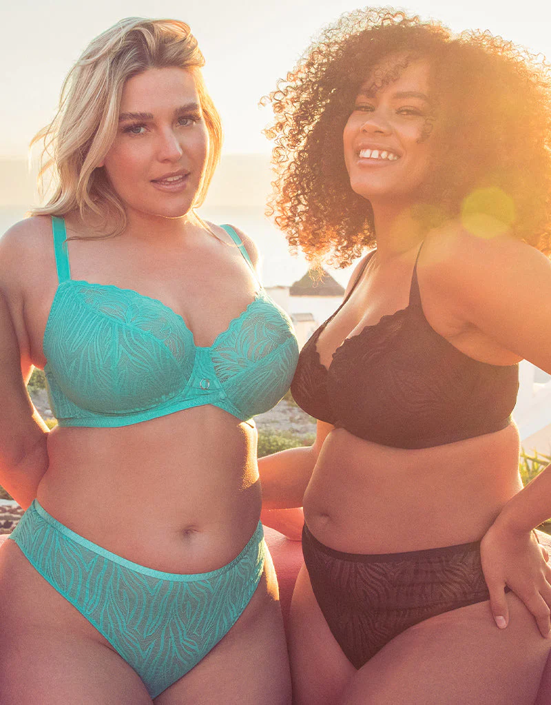 Curvy Kate Lace Daze Balcony Bra Blue Lagoon - Image 10