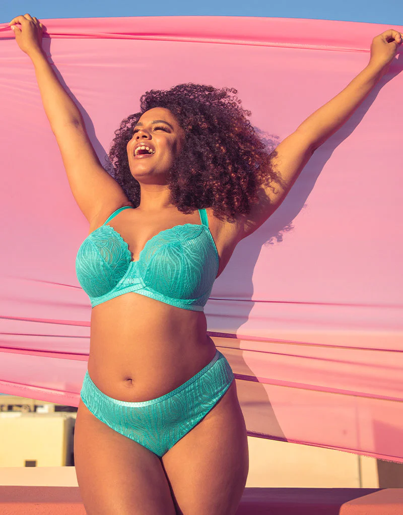 Curvy Kate Lace Daze Balcony Bra Blue Lagoon - Image 8