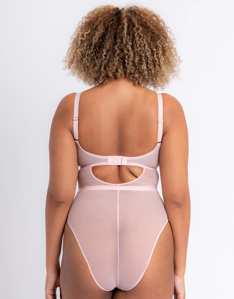 Curvy Kate Lucky Star Plunge Body Blush Pink - Image 5