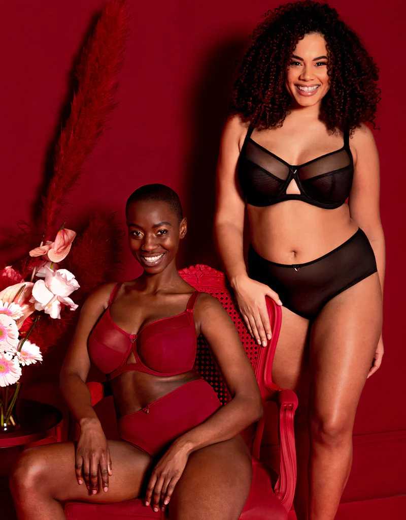 Curvy Kate Victory Side Support Balcony Bra Claret - Image 8