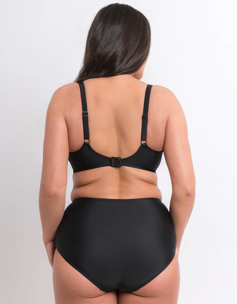 Flirtelle Dubai Escape High Waist Bikini Brief Black - Image 4