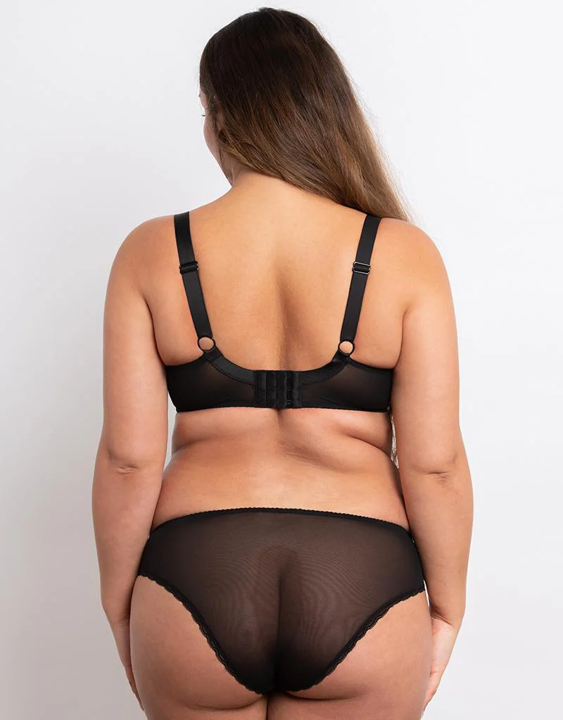 Flirtelle Eve Brazilian Brief Black/Latte - Image 4