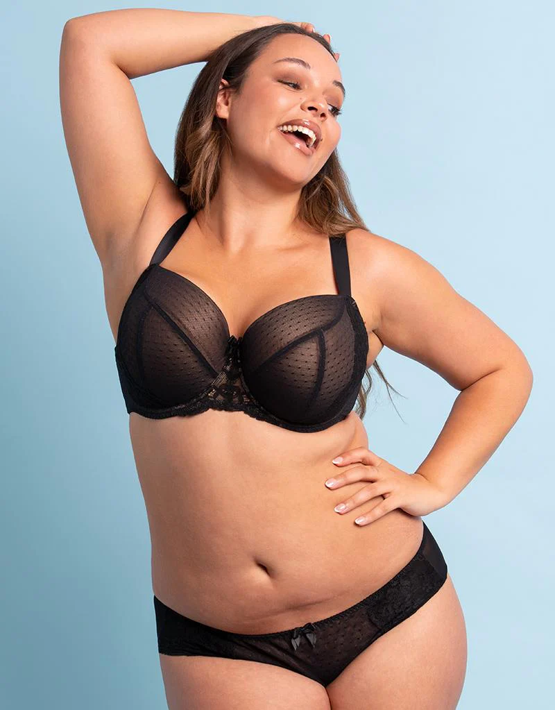 Flirtelle Eve Brazilian Brief Black/Latte - Image 5