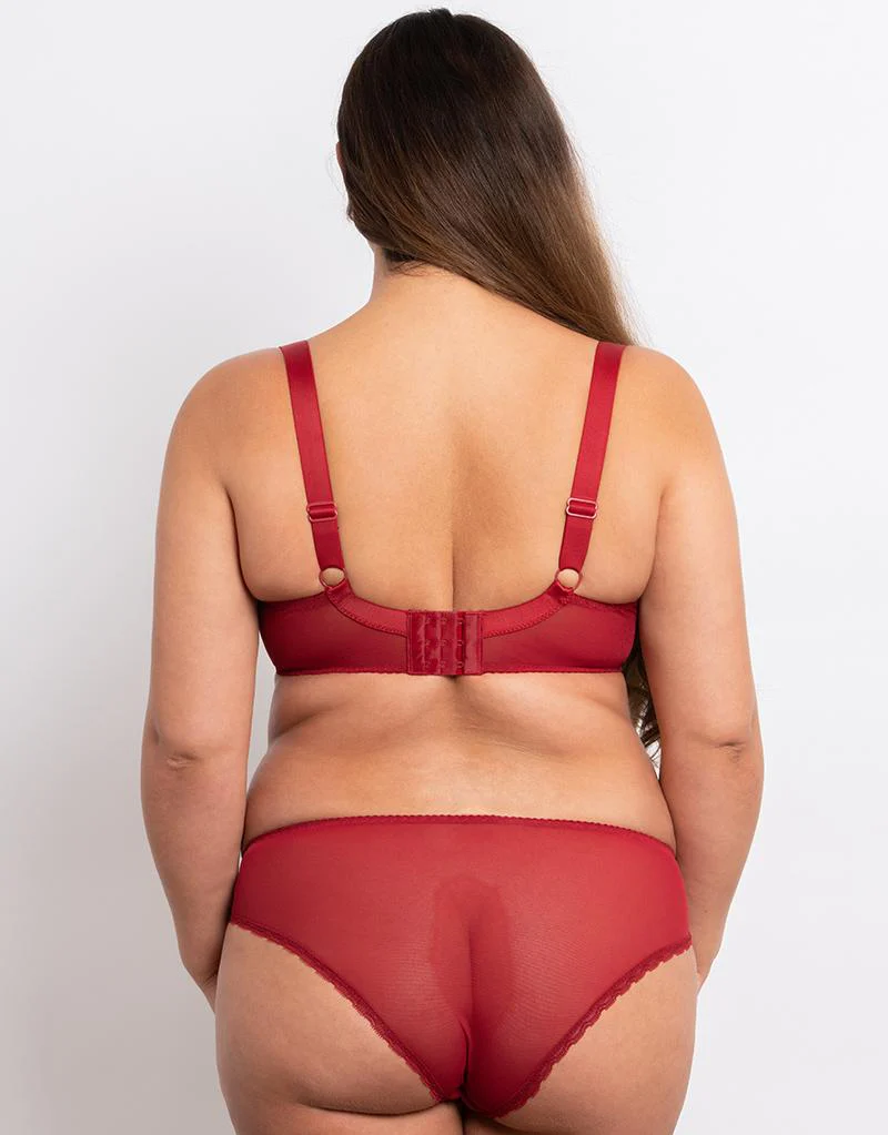 Flirtelle Eve Brazilian Brief Rouge/Latte - Image 4