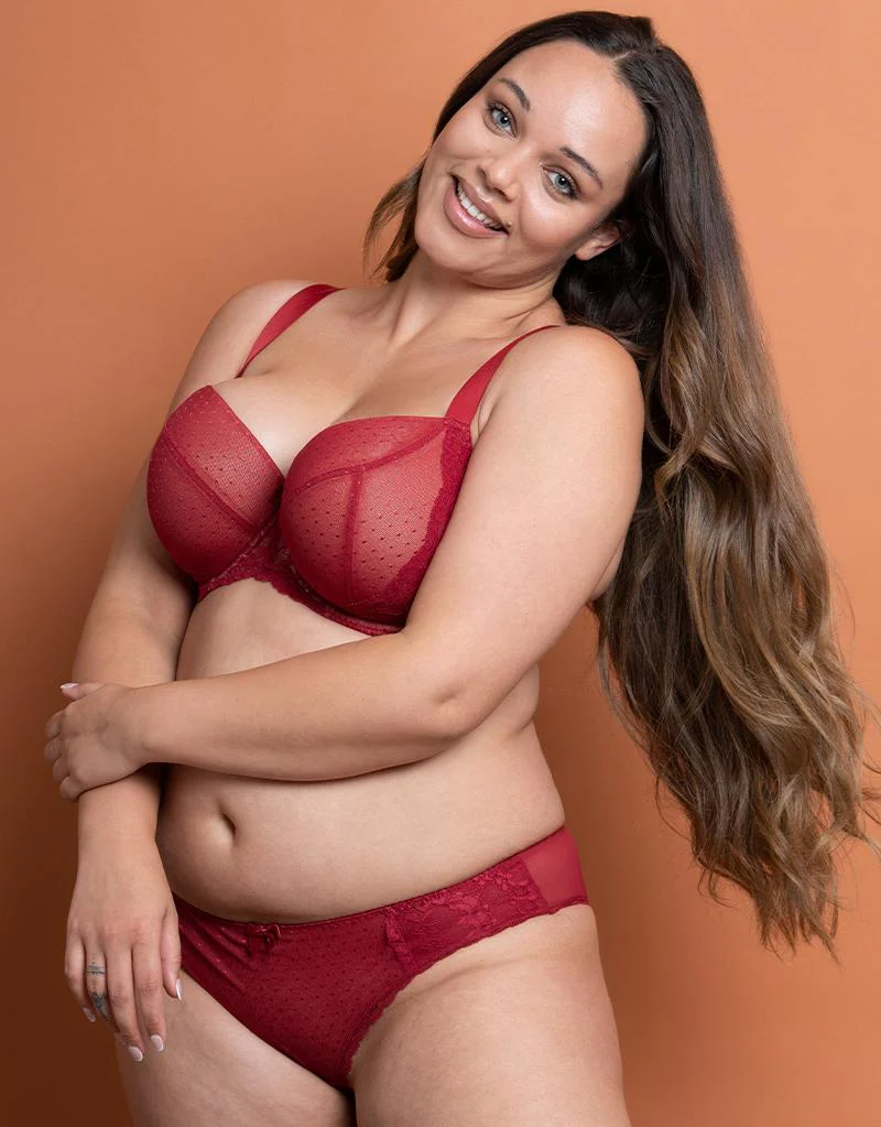 Flirtelle Eve Brazilian Brief Rouge/Latte - Image 5