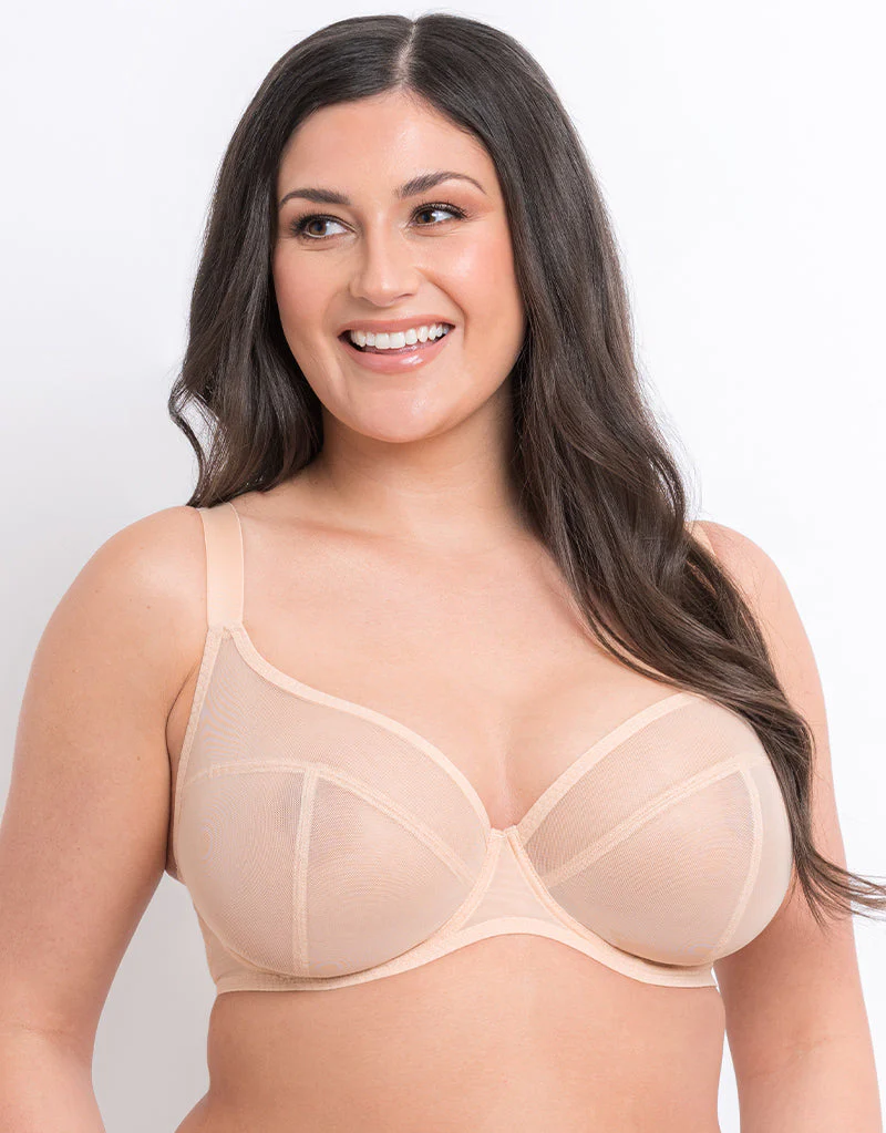Flirtelle Hayley Plunge Bra Latte - Image 3