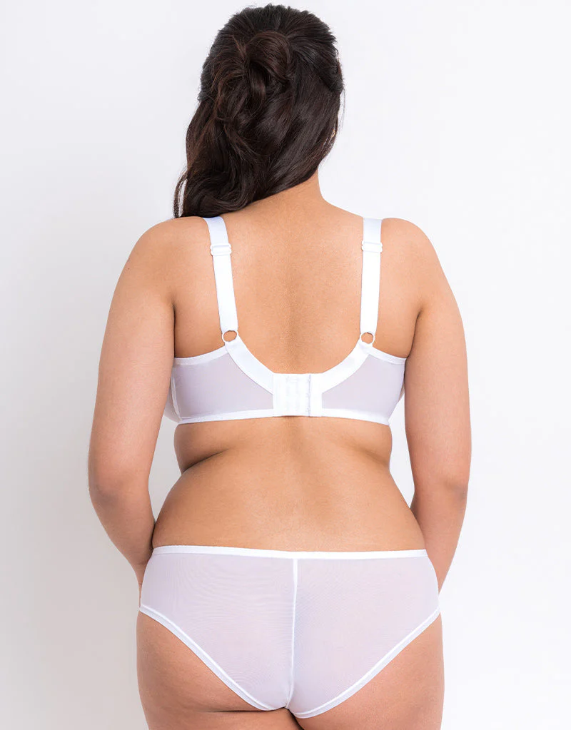 Flirtelle Hayley Plunge Bra White - Image 6