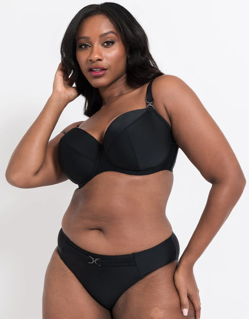 Flirtelle Verona Beach Classic Bikini Brief Black - Image 3