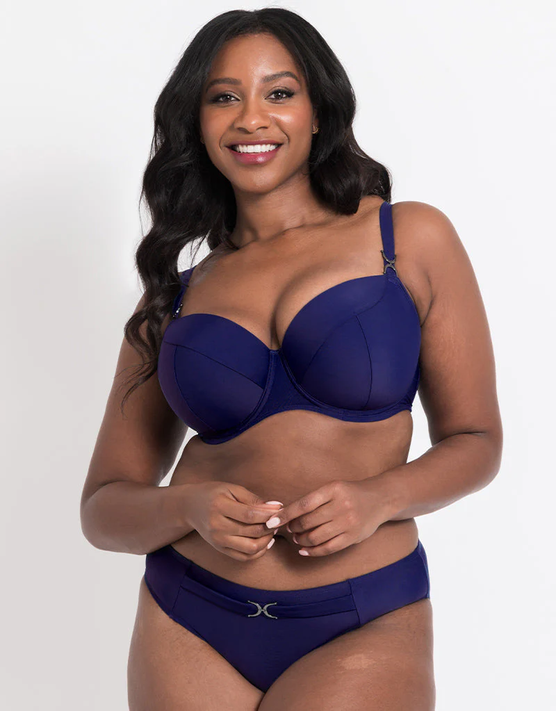 Flirtelle Verona Beach Classic Bikini Brief Navy - Image 3