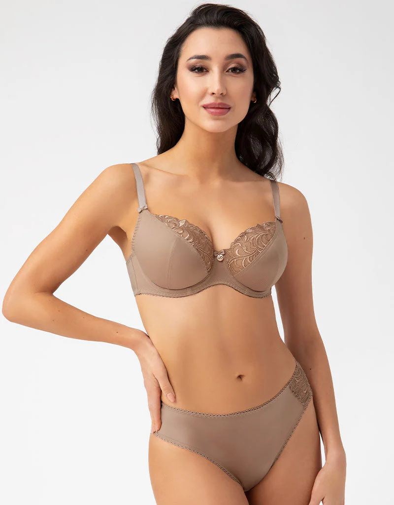 Gorsenia Victoria Full Cup Bra Beige - Image 7