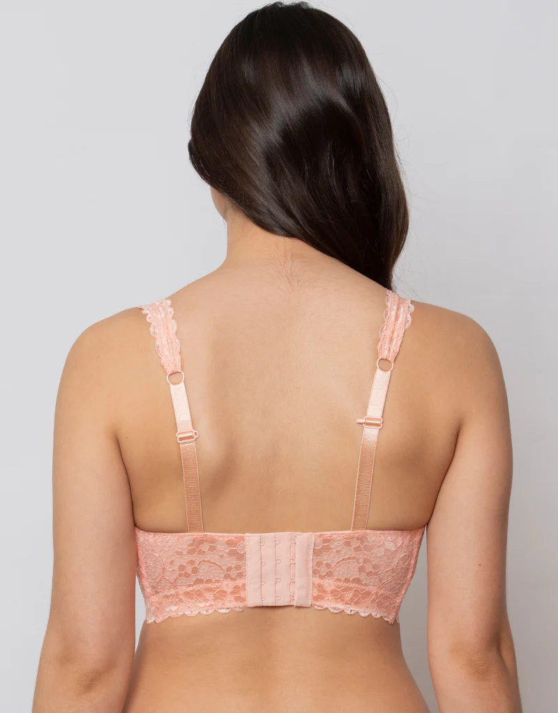Parfait Adriana Lace Bralette Peach Bud - Image 5