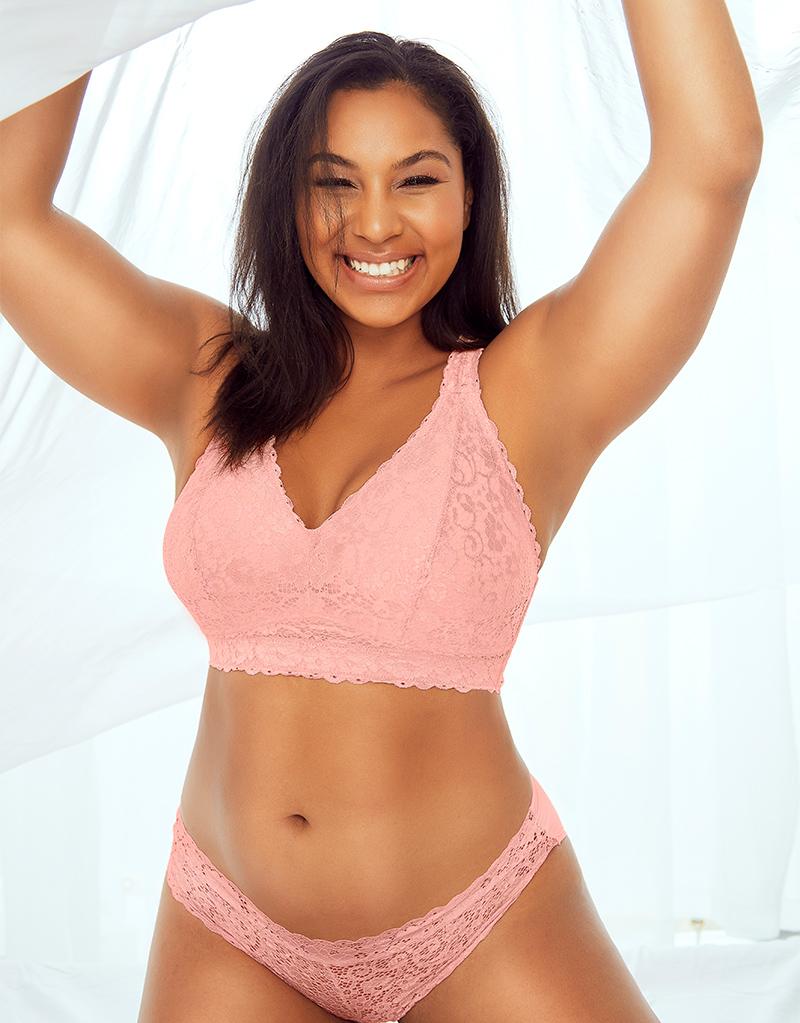 Parfait Adriana Lace Bralette Peach Bud - Image 8
