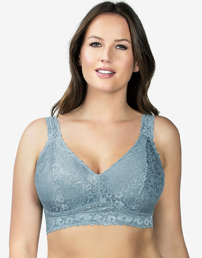 Parfait Adriana Lace Bralette Stone Blue - Image 3
