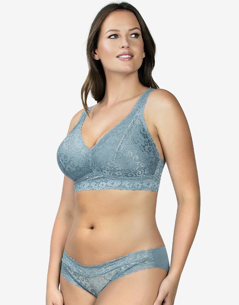 Parfait Adriana Lace Bralette Stone Blue - Image 6