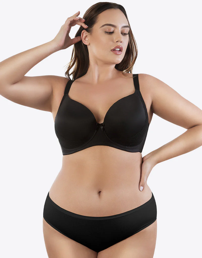 Parfait Casey Plunge T-Shirt Bra Black - Image 9