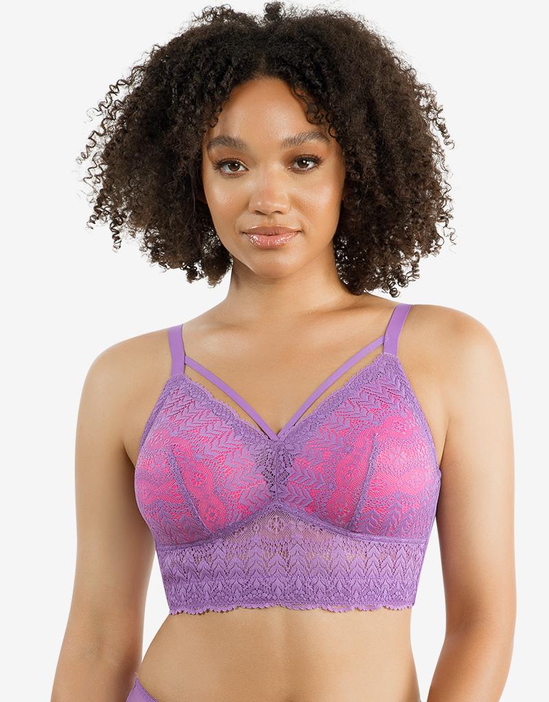 Parfait Mia Lace Bralette Light Orchid - Image 3