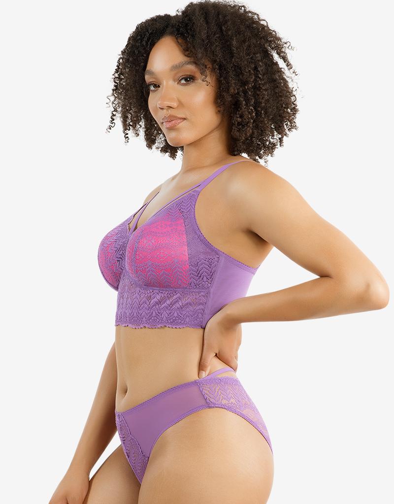Parfait Mia Lace Bralette Light Orchid - Image 7
