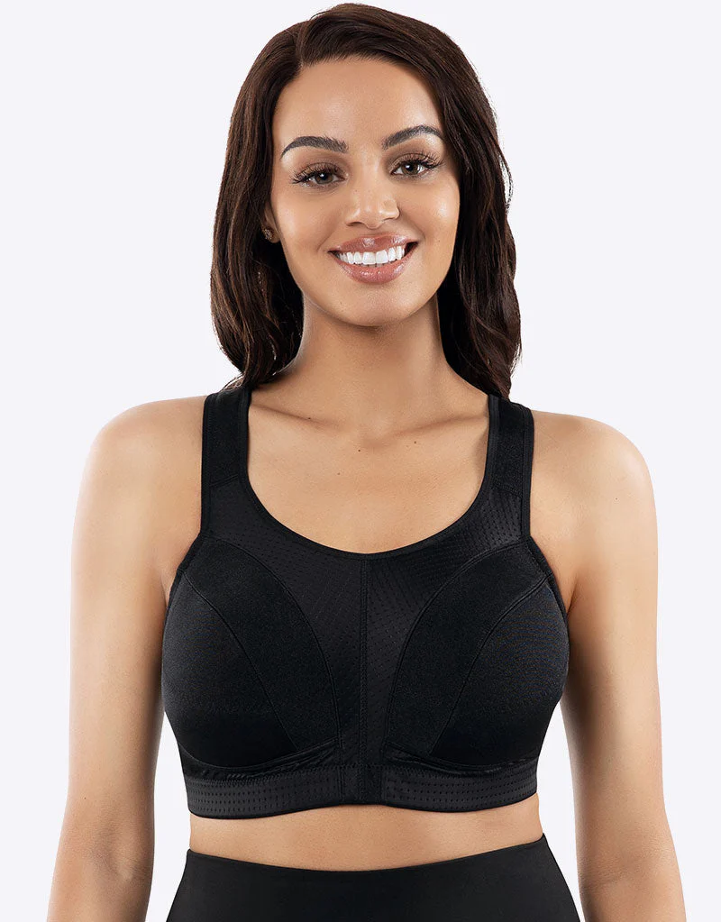 Parfait Wire-Free Active Sports Bra Black - Image 4