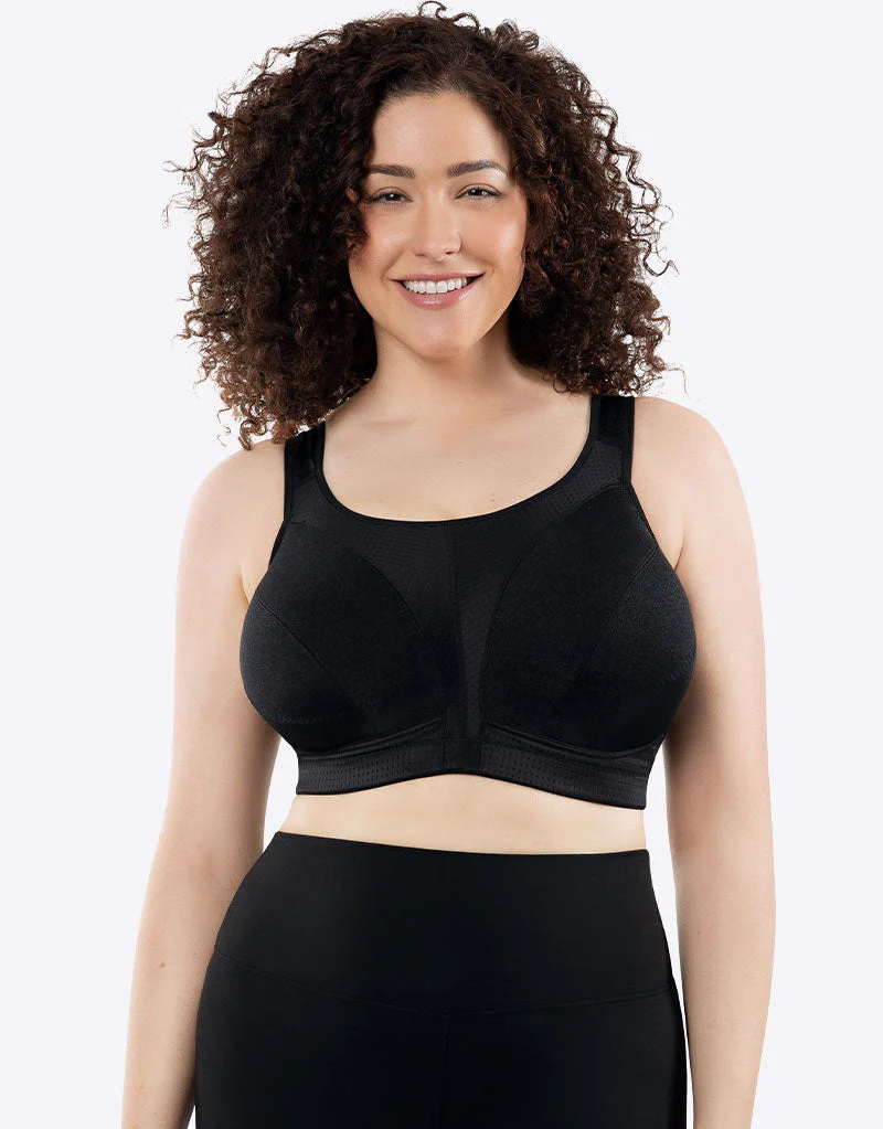 Parfait Wire-Free Active Sports Bra Black - Image 9